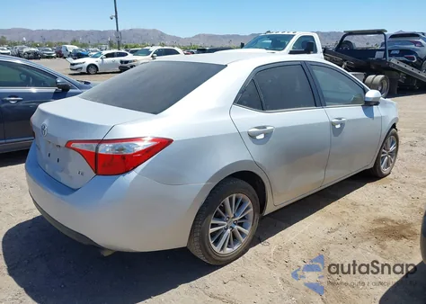 2015 Toyota Corolla Le Plus z USA, uszkodzony, nr VIN 2T1BURHE2FC363190